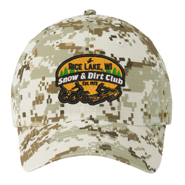 Port Authority® Digital Ripstop Camouflage Cap - Embroidered Logo Thumbnail
